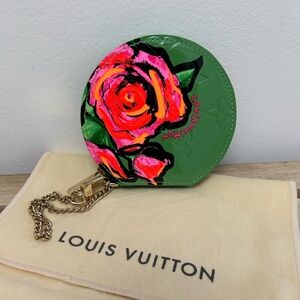Louis Vuitton LE Stephen Sprouse Monogram Vernis Roses Coin Purse